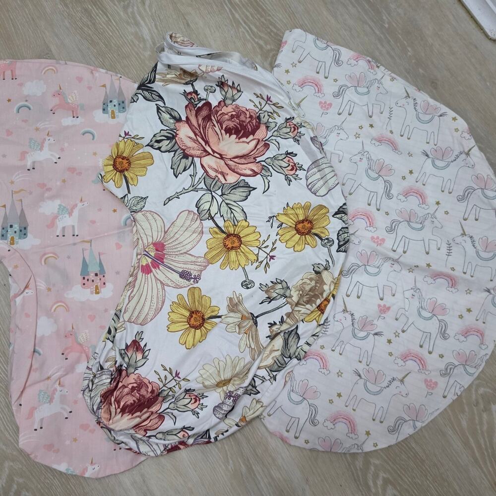 Baby Boppy Pillow Cover Lot of 3